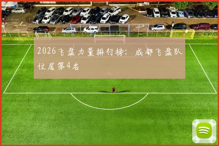 2026飞盘力量排行榜：成都飞盘队位居第4名